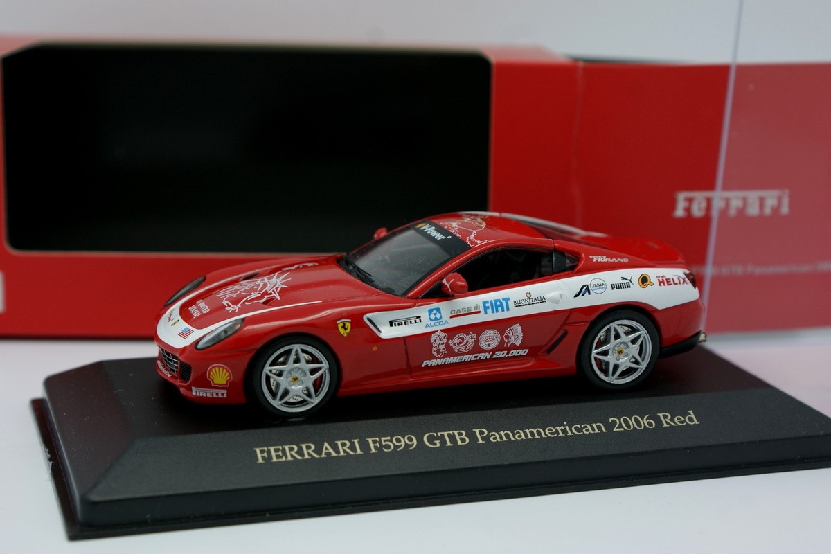 FERRARI 599 PANAMERICAN 20000 BLUE TDF LOOKSMART LS209B 1:43 BLEU RESINE ITALIE