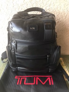 tumi canvas backpack