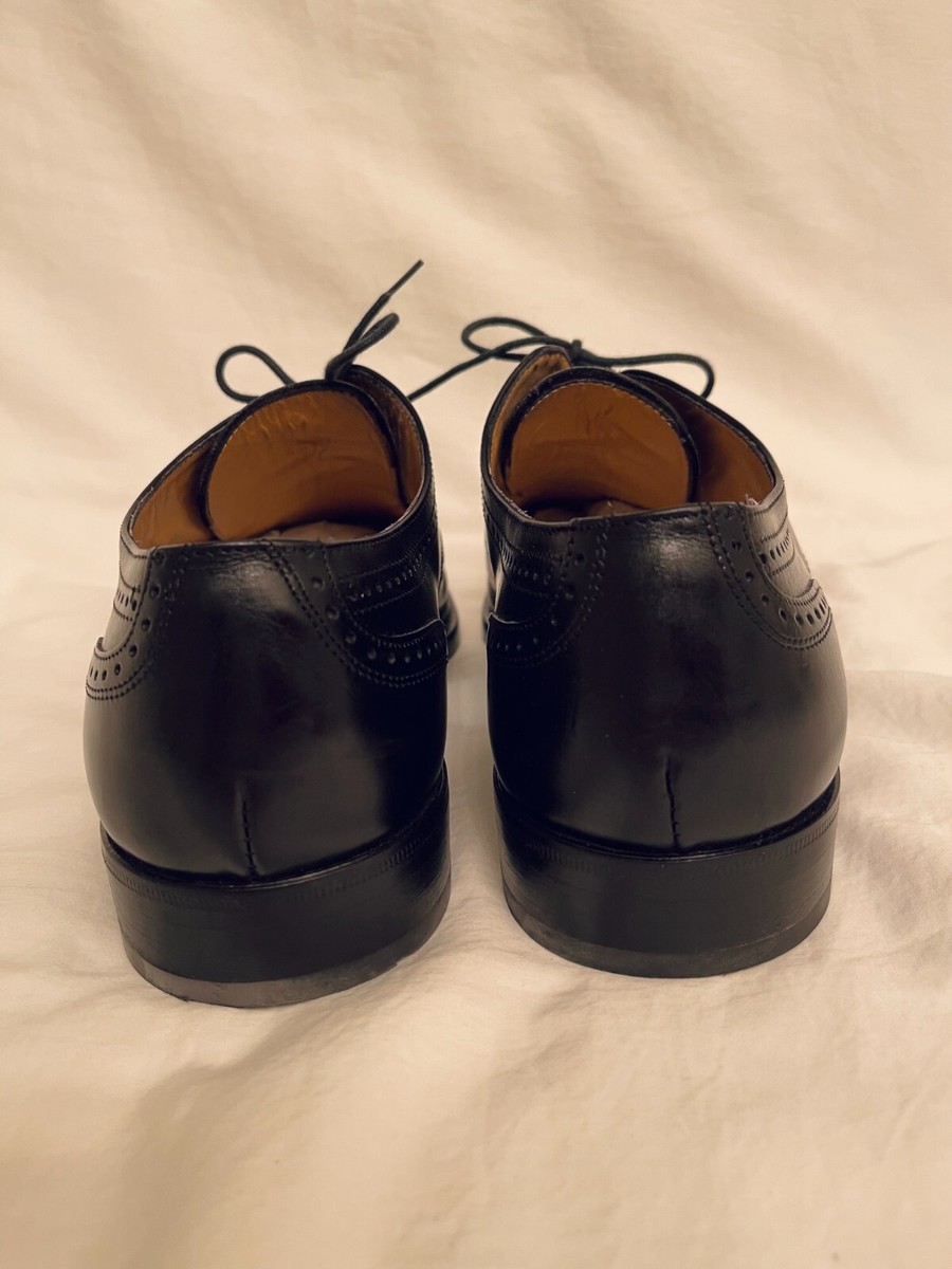Bruno Magli Mens Vintage Talbot Black Lace Up Dress Shoes  display picture 3
