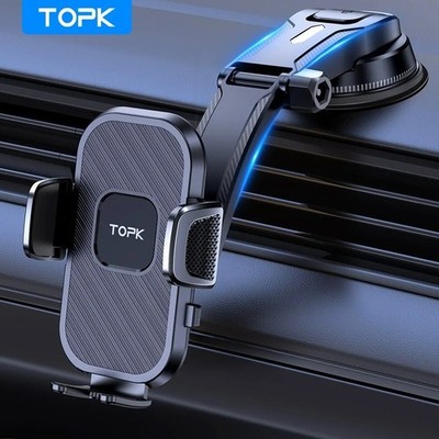 Mobile phone holder car gravity for iPhone Samsung Xiaomi dashboard ventilation