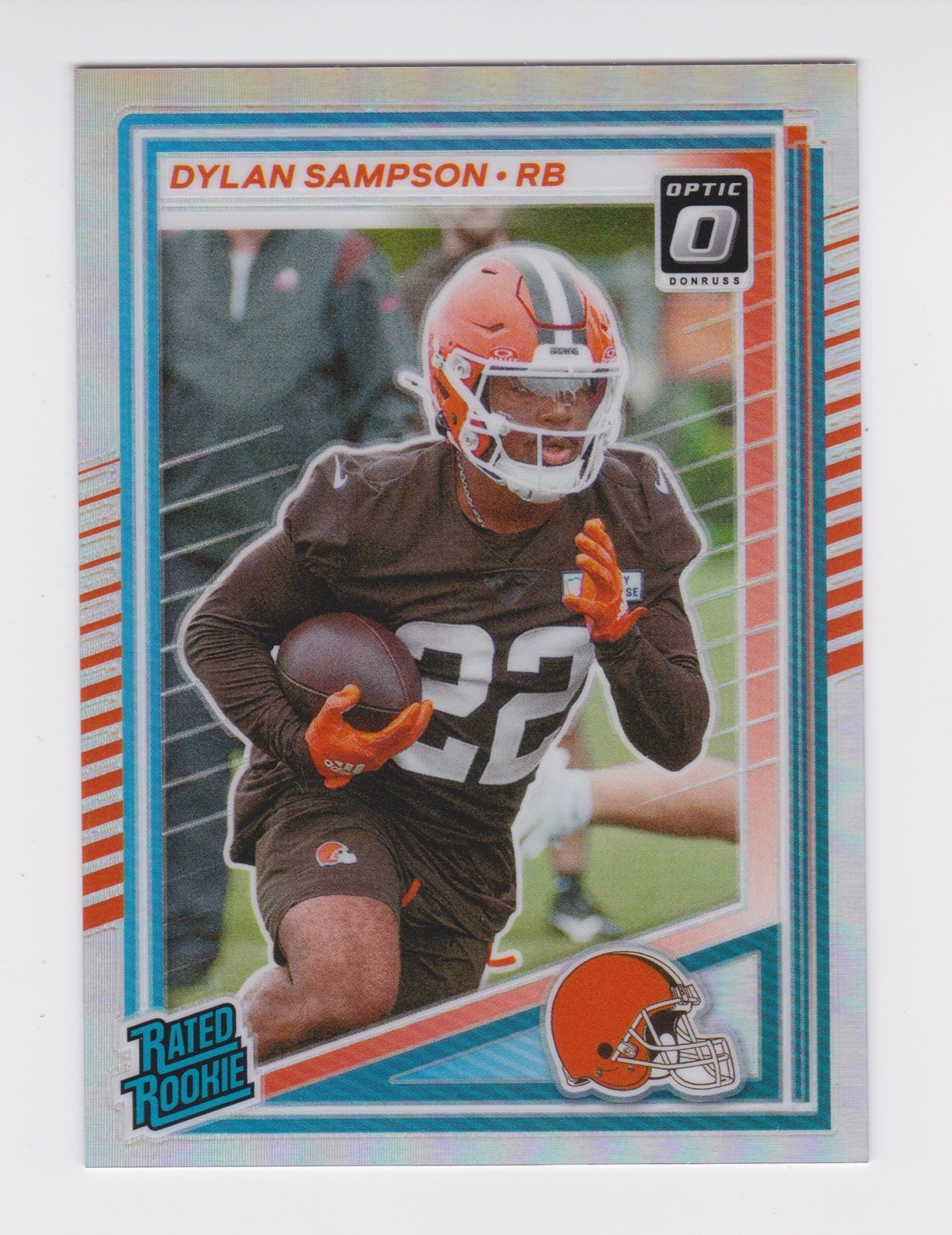 2025 Panini Donruss Optic Holo Preview RC Rated Rookie #389 Dylan Sampson Browns