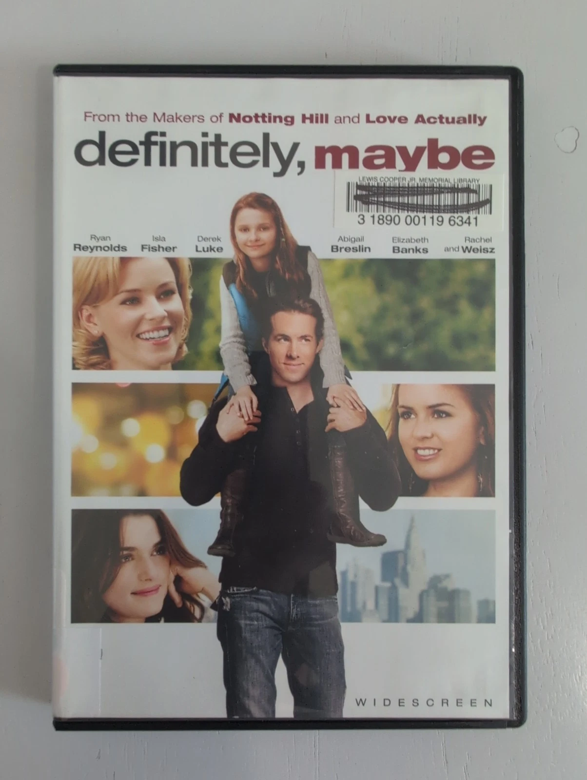 Definitely, Maybe DVD 2008 Ryan Reynolds Romantic Comedy Widescreen PG-13