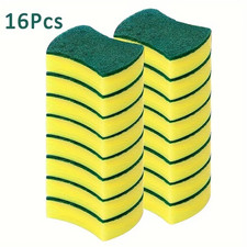 Set Di Spugne per Pulizia Multiuso Da 8/16/32 Pezzi, Tampone Abrasivo Bifacciale