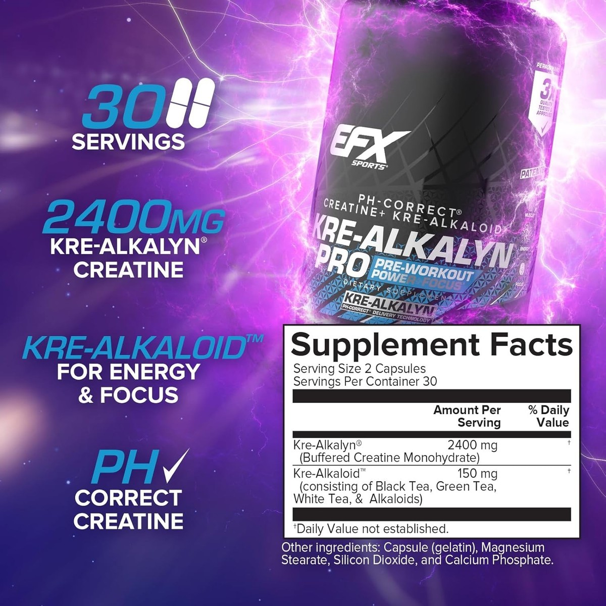 Kre-Alkalyn Pro | pH Correct Creatine Monohydrate Pill Supplement