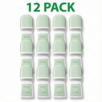 Avon Haiku Roll On Antiperspirant Deodorant 2.6oz 12 Pack Citrus Scent NEW