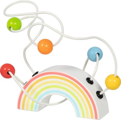 GOKI 59969 Circuito de motricidad arco iris Toys to Stack and fit, Multicolored,