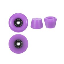 58 x 32mm Skate Wheels with Bearings Skate Brakes Roller Skate Wheels Purple