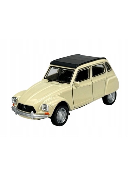 CitroëN Dyane Welly MaßStab:1:34 Metall-Kunststoff Modellauto Beige-image