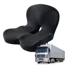Memory Foam Seat Cushion for Truck Drivers, Office Chairs Car Seats Back ...