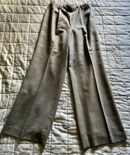 Brooks Brothers Women's SIze 8 Trouser Pant Grey Gray Wool Lined