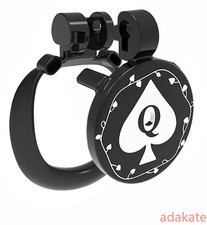Sissy Male Chastity Cage Device CB Lock Ring SM Lower Body Prevent with 4 rings