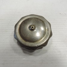 Vintage Nickel Over Brass Radiator Cap Gas Cap - 1920s 1930s Survivor Vintage Nickel Over Brass Radiator Cap Gas Cap - 1920s 1930s Survivor