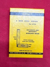 General Tools No. 270-2 Steel Square, Rusty -Vintage!