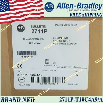 New in Box AB 2711P-T10C4A9/A PanelView Plus Terminal Free Ship&Tax 2711PT10C4A9
