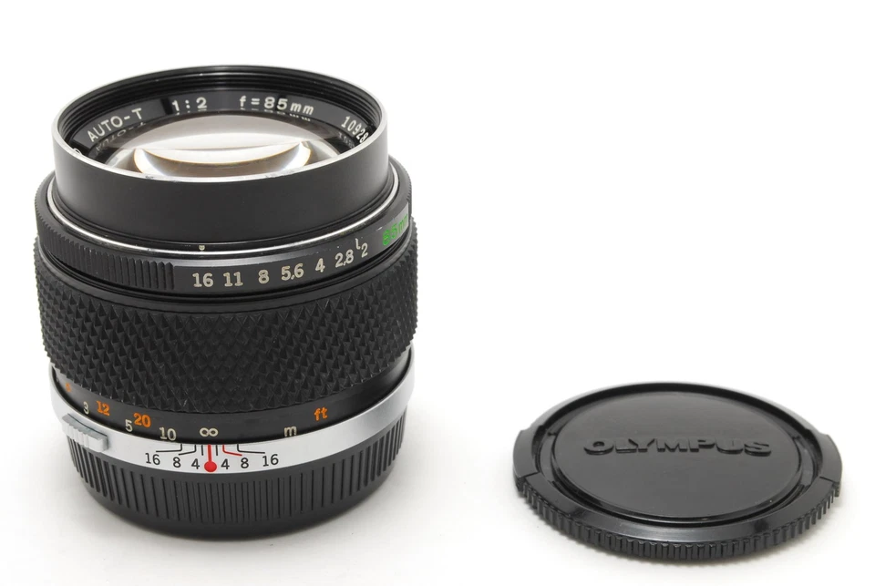 [Near MINT+++]  Olympus OM-System F Zuiko Auto-T 85mm f/2 portrait Lens JAPAN - Image 2 of 4