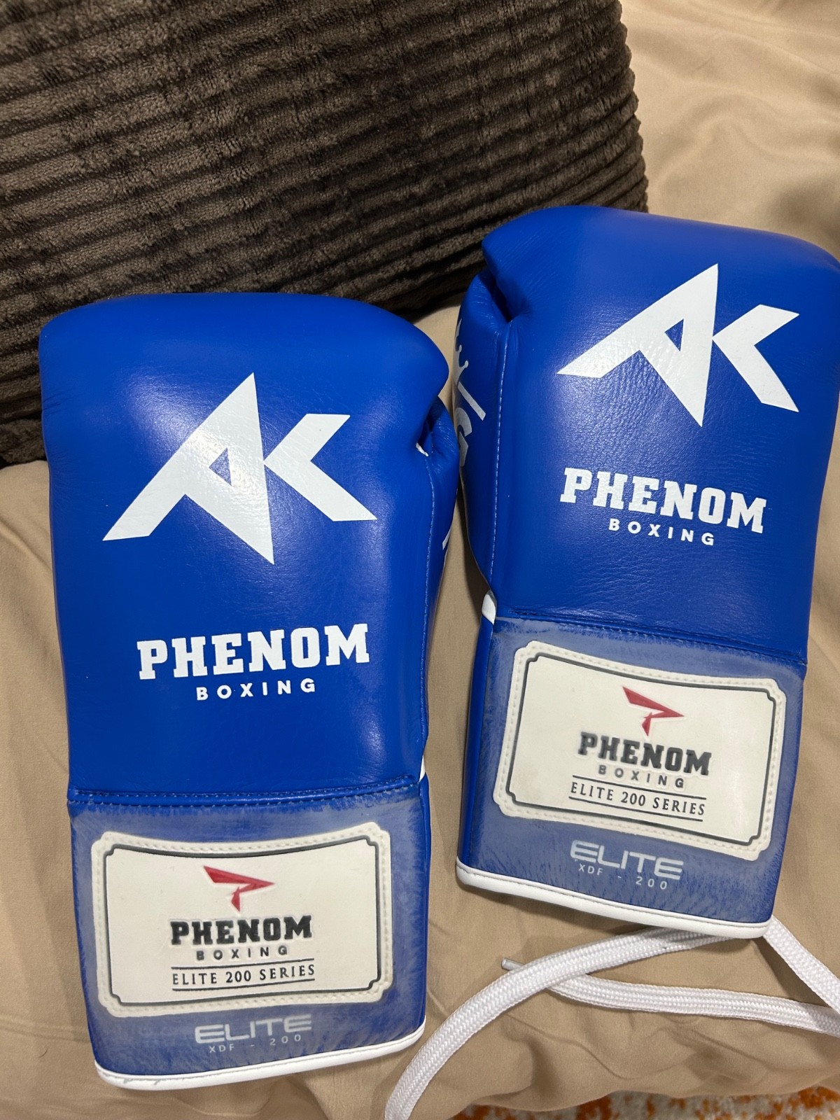 Phenom Amir Khan 8 oz Pro Fight Gloves - Blue