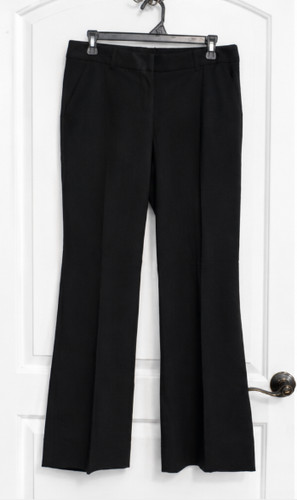 Express Design Studio Editor Black Slacks Women Size 6R Trouser Pants