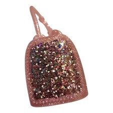 BATH BODY WORKS POCKETBAC HOLDER, PINK GLITTER