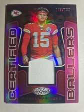 2023 Panini/ Patrick Mahomes II  77/125  Certified Ballers Patch Card