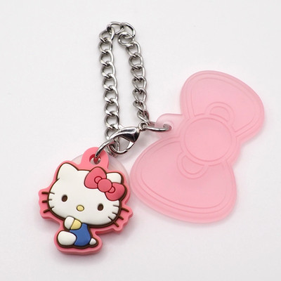 Hello Kitty Sanrio Figuren Doppel Charm Gummi Bandai Japan ZG553