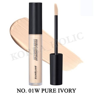 PERIPERA Double Longwear Cover Concealer 5,5g #01W Pure Ivory Lasting Coverage