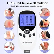 TENS Unit Muscle Stimulator Pain Relief Massager for Neck  Back