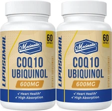Liposomal CoQ10 Ubiquinol 600mg 120 Softgels