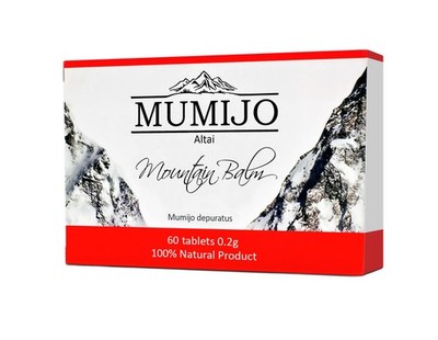 Altai Mumijo 60 Tabletten Bergbalsam Shilajeet Mumiyo Мумиё Мумие алтайское