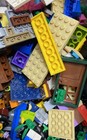 LEGO Mixed Bricks and Minifigures Lot Assorted Colors Pieces 3.6 lbs Loose — photo 4