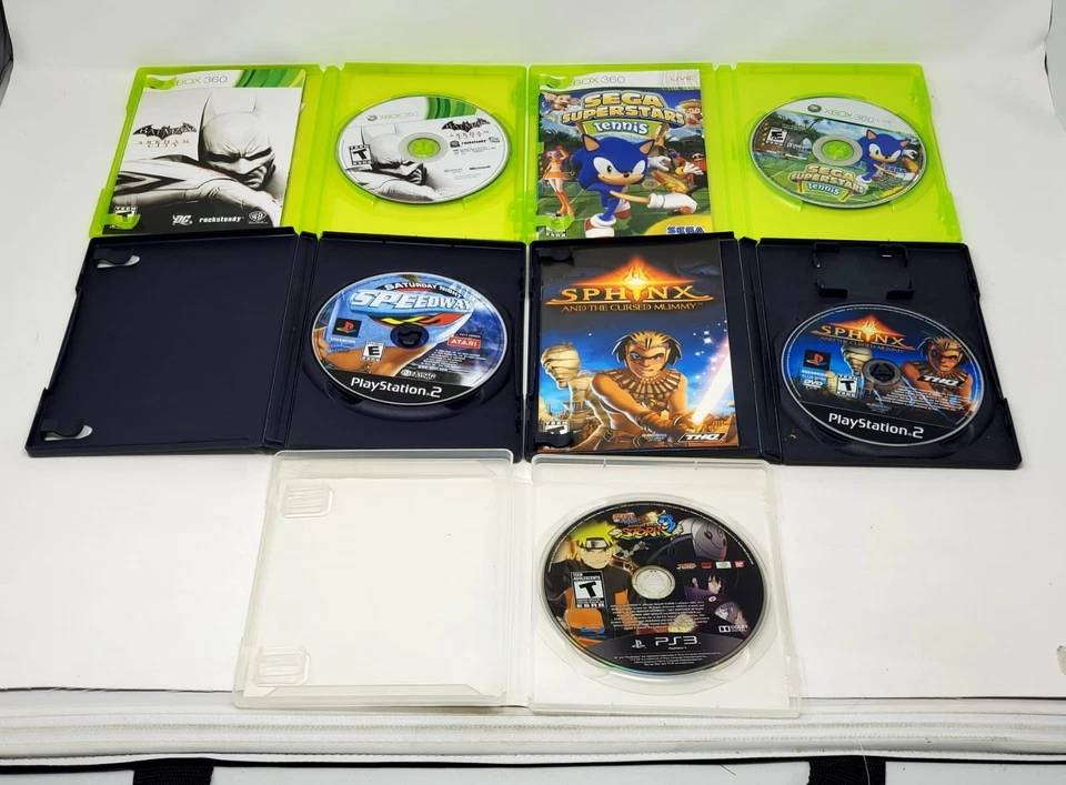 Lot of 10 PSP, PS4, Xbox, PS2, PS3 Games (Batman, Naruto, Sonic..) TESTED - Image 4 of 4