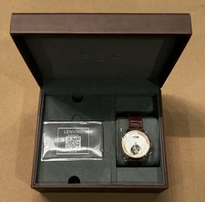 NOS Lenvino Tourbillon Stainless Steel Dress Watch