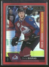 2016-17 O-Pee-Chee Platinum Chris Bigras Red Prism RC /199 #157 Avalanche