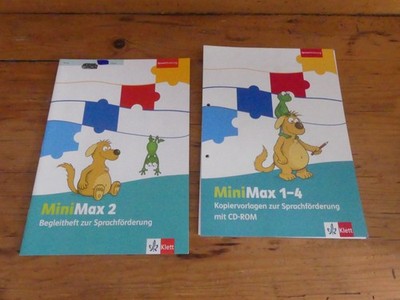 MiniMax 1-4 Kopiervorlagen zur Sprachförderung mit CD-Rom + MiniMax2 Begleitheft
