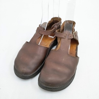 AURORA SHOES T-Strap Waist Indian Size 6 1/2C Shoes/Shoes Brown 5-1203G 