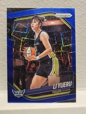 2025 Prizm WNBA Blue Velocity #28 Li Yueru Dallas Wings