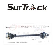 SurTrack AD-8114 CV Axle Shaft for Constant Velocity kb