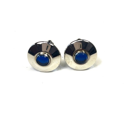 Gemelli vintage tono blu e argento - Foto 2 di 5