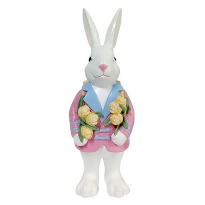 Easter Bunny With tulips & basket, Tophat  10 
