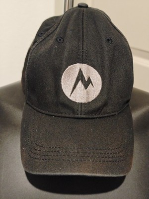 Marmot Strap Back Faded Black Logo Cap One Size