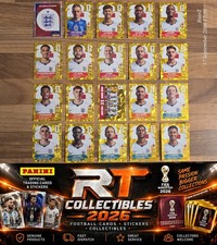 2026 Panini World Cup ENGLAND Full Team Gold Crumple Stickers Jude Bellingham