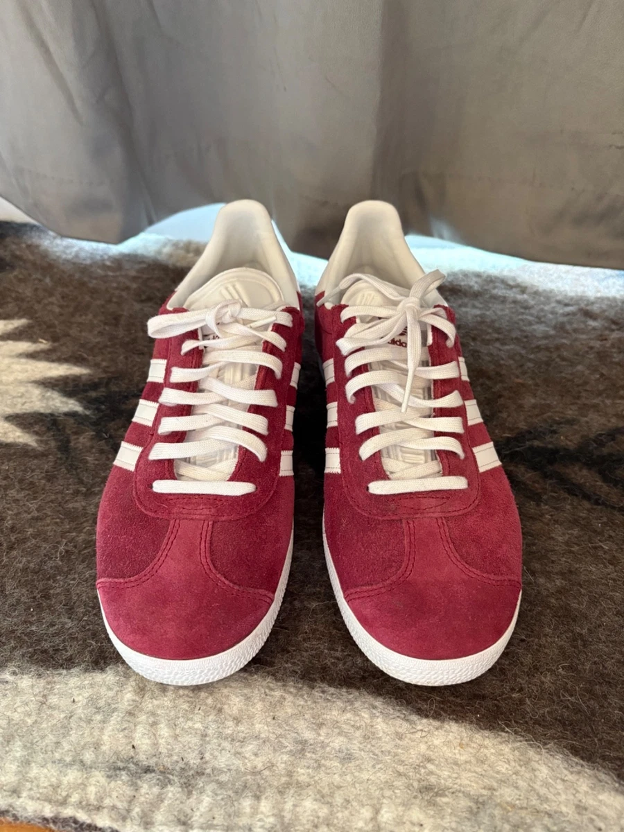 adidas gazelle silver green womens Adidas Gazelle Trainers Red/Future White