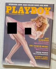 Playboy MAGAZINE - APRIL, 1984  Roy Scheider SPECIAL!!!