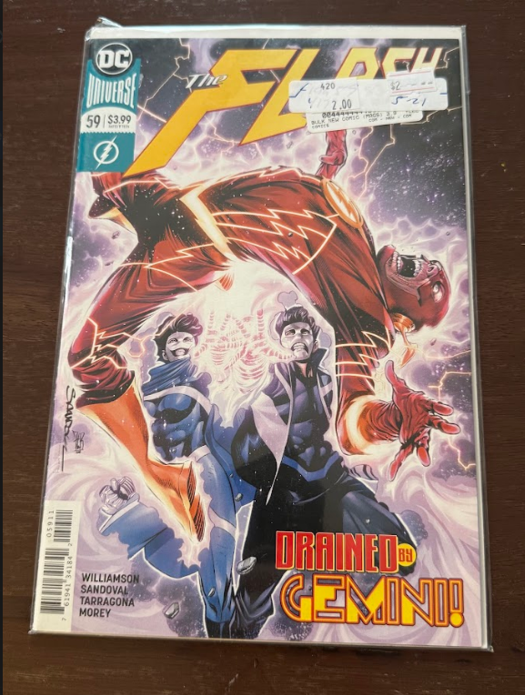 DC Comics -DC Universe The Flash Drained By Gemini #59 Comic Book