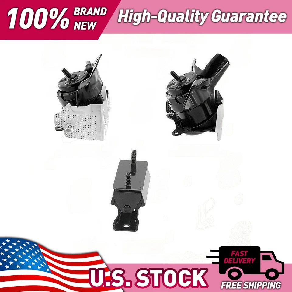 Engine Motor Mount Kit for Chevrolet Suburban 2021 2022 2023 2024 6.2L V8 - Image 2 of 4