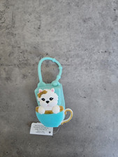 BATH AND BODY WORKS TEACUP DOG POCKETBAC HOLDER SQUARE DISCONTINUED
