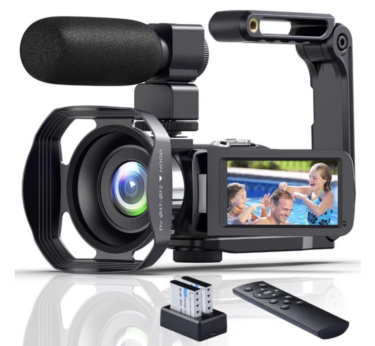 Wifi 48mp Vlogging Camera For Youtube With Microphone