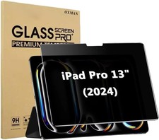 1 Pack Privacy Screen Protector for iPad Pro 13 Inch 2024, Anti-Scratch