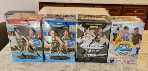 2024 WNBA Prizm Select Hobby Basketball Blaster 4 Box Lot Caitlin Clark Rookie