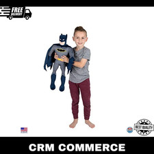Franco Batman Super Soft Plush Cuddle Pillow Buddy - One Size, Perfect for Kids 