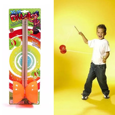 Wooden Diabolo Giant Yo-Yo Juggling Set Circus Skill Toy with Sticks & String